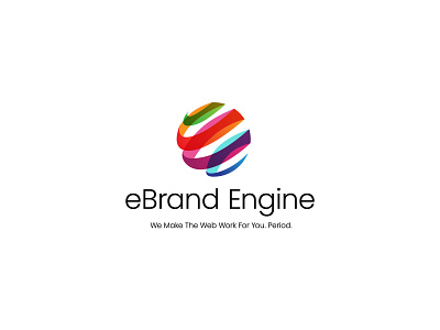 eBrand Engine Logo branding design graphic design logo minimalist logo vector