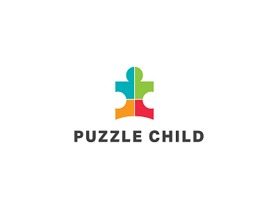 Puzzle Child Logo branding design graphic design logo minimalist logo vector