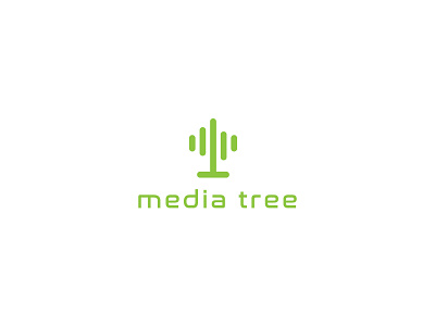 Media Tree Logo branding design graphic design logo minimal minimalist logo vector