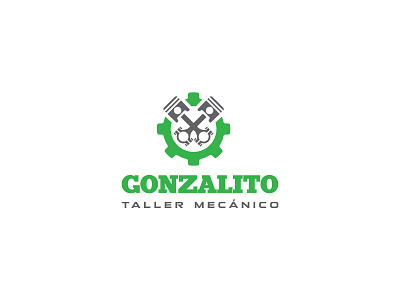 Gonzalito Logo automotive logo branding design gear logo graphic design logo minimal minimalist logo vector