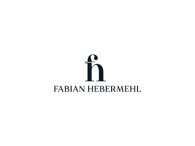 Fabian Hebermehl Logo branding design graphic design logo minimal minimalist logo vector