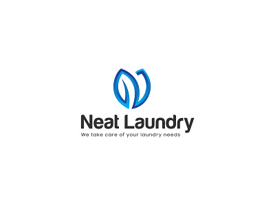 Neat Laundry Logo branding design graphic design laundry logo logo minimal minimalist logo vector