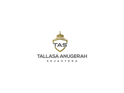 Tallasa Anugerah Sejahtera Logo branding design graphic design logo minimal minimalist logo ship logo vector