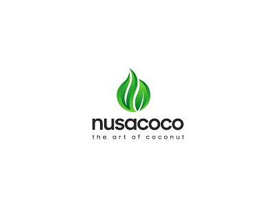 nusacoco logo branding design graphic design logo minimal minimalist logo oil logo vector
