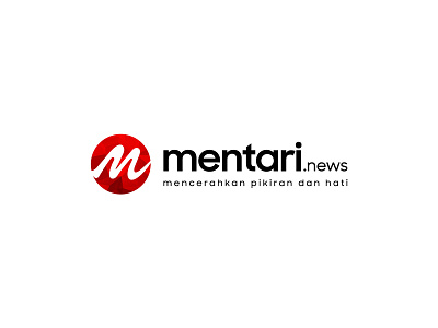mentari news logo branding design graphic design logo minimal minimalist logo news logo vector