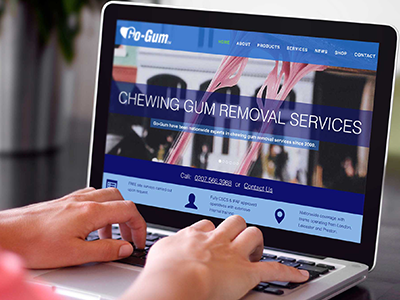 Go-Gum Website Design design responsive website