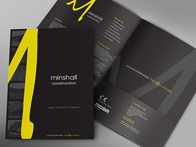 Minshall Folder Design design folder presentation