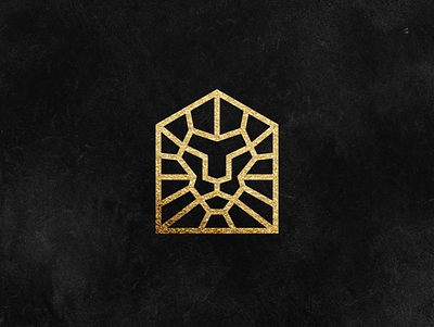 Lion House abstract construction creative elegant house lines lion lionlogo logo logo design logomark luxury mark minimal simple symbol