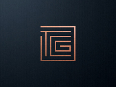 TCG monogram abstract colors creative design elegant lines logo logodesign luxury luxury logo mark minimal monogram monogram logo simple symbol