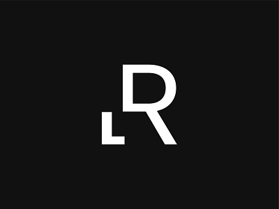 LR monogram creative logo mark minimal monogram monogramlogo photographylogo simple symbol