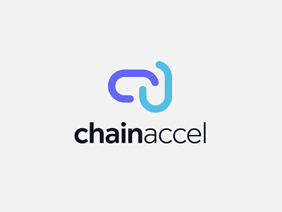 ChainAccel colours creative design logo logotype mark minimal modern simple symbol