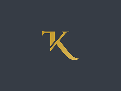 TK monogram elegant esense logo logotype luxury mark monogram simple symbol