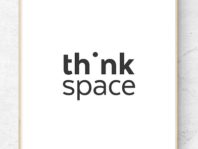 Think space clever creative logo logodesign logos logotype mark negativespace simple think