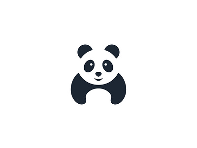 Panda concept animal creative illustration logo mark minimal negativespace panda panda logo simple symbol