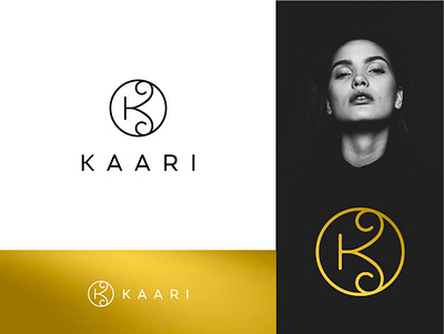 K monogram creative gold logo logotype luxury mark minimal monogram monogram letter mark monogram logo simple symbol