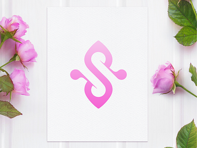 S monogram abstract business logo colors creative design elegant flower gradient logo logos luxury mark monogram monogram logo simple symbol symmetry