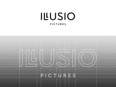 Illusio 3d construction creative guidelines illusion lines logo logodesign logomark logotype logotypes mark minimal simple symbol typeface videogame