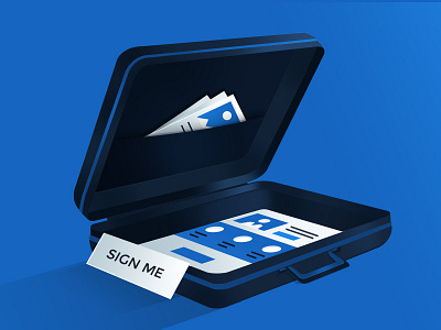 Sign Me Landing Page Illustration