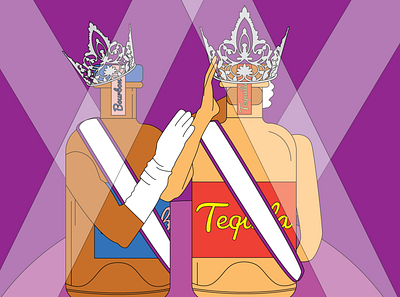 Will Tequila Take Bourbon's Crown? alcohol booze bourbon illustration spirit tequila