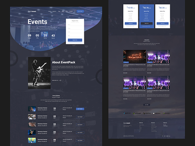 Creative Event & Conference HTML Template [Download Now] clean conference conferences corporate event creative dark ui design elegant elegant design event home page event template landingpage music club music template template ui uidesign ux uxdesign website