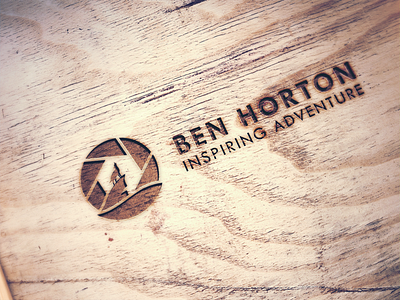 Ben Horton Nature Photographer branding design icon logo nature photography logo typography vector