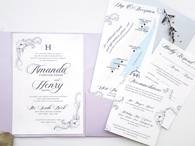 Hood Wedding Invitation Suite illustration wedding wedding design wedding invitation wedding invite