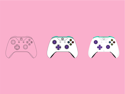 Progress of Controller Illustration