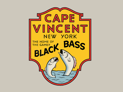 Black Bass Badge