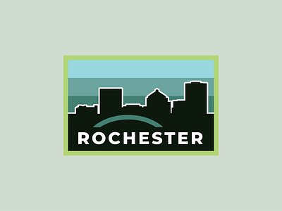 Rochester Badge v.2 badge badge logo badgedesign branding design illustration logo rochester vector
