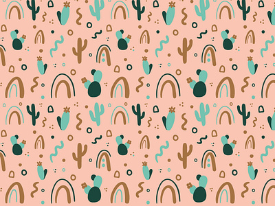 Cacti for Days design digital illustration illustration illustrator pattern pattern art pattern design patterns vector vector illustration