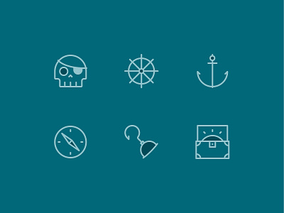 Ahoy Matey! Mini Icon Set