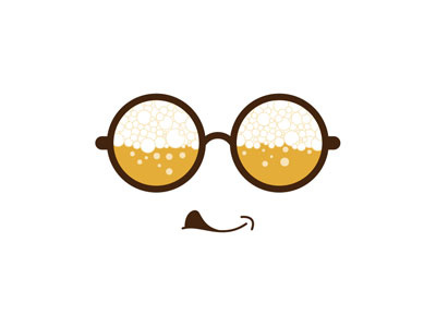 Beer Spectacles frames beer spectacles logo glasses icon foam character