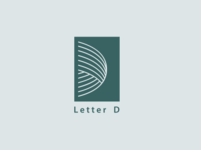 Letter D logo or icon app branding design graphic design logo typography