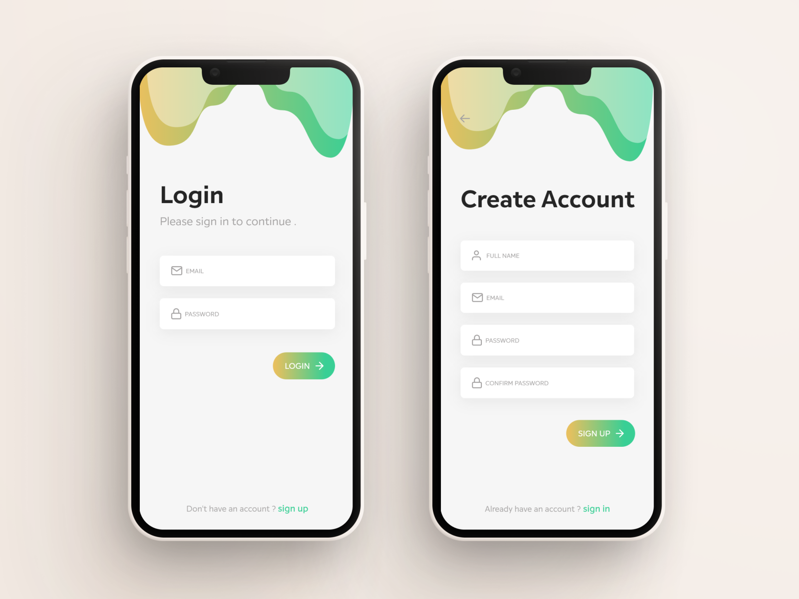 login and sign up page by mahdi on Dribbble