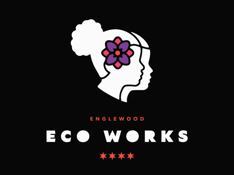 Eco Works Logo Animation chicago community culture englewood green identity nonprofit sustainability youth