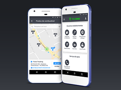 Trucking App android android app app interface mobile ui
