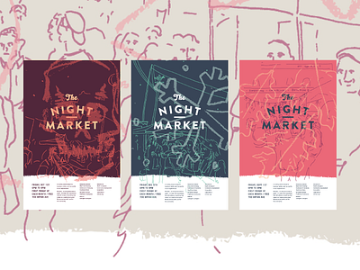 Night Market Poster Series