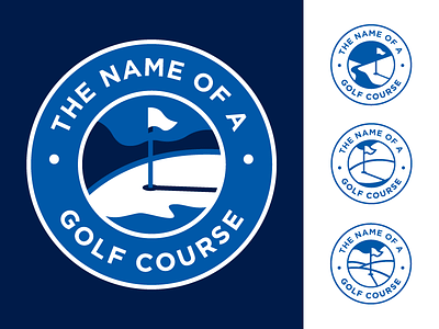 Golf Golf golf illustration logo