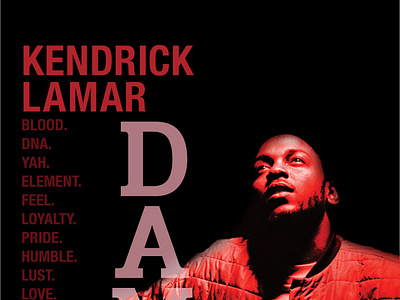 DAMN. Tour Promotional Poster