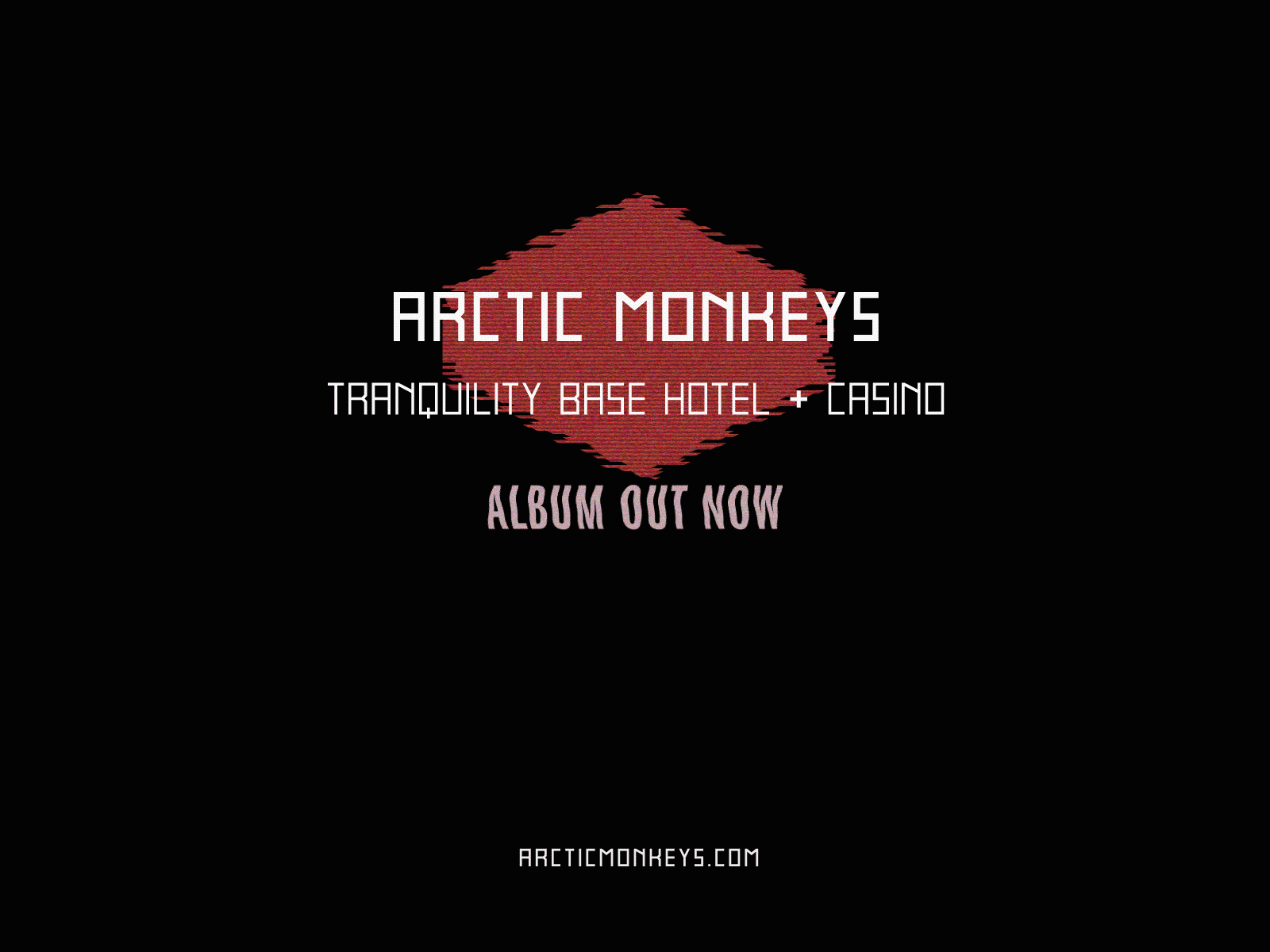 Arctic Monkeys Promotional Animated Banner animated gif banner promotional web