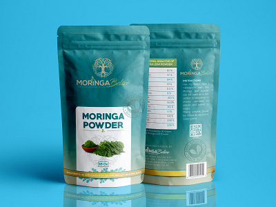 Moringa Belize Packaging Mockup graphic design illustration label label design label mockup package tree of life