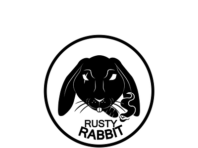 Rabbit logo illustration logo