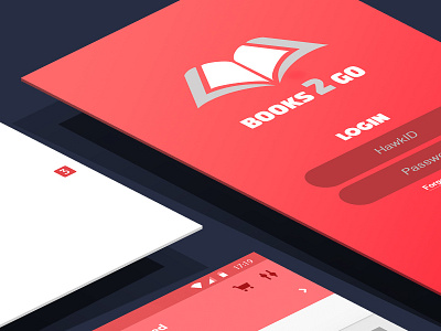 Books2Go - Mockup android app books buyingselling for