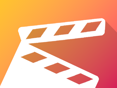 Movie App (Clapperboard) - Icon app clapperboard design icon logo material movie shading
