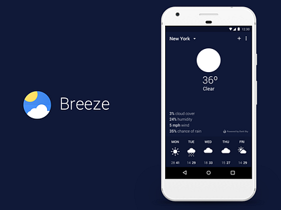 Breeze (Night) android material weather