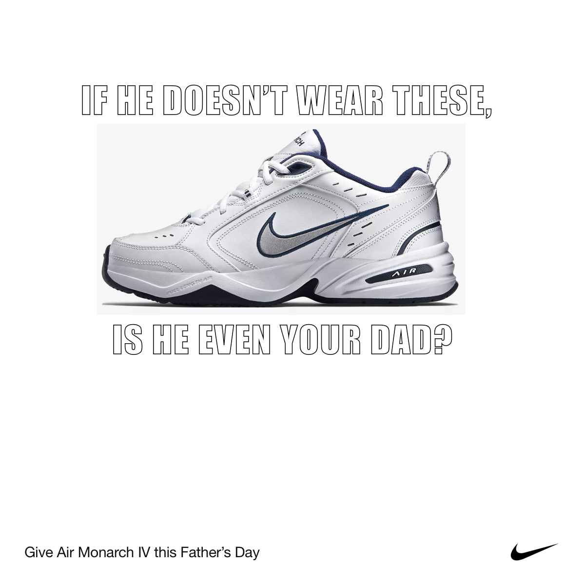Yamile: Nike Air Monarch Dad Shoes Meme
