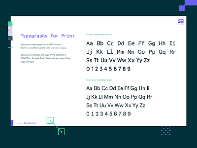 2018 Synapse Styleguide : Typography typography