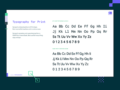 2018 Synapse Styleguide : Typography