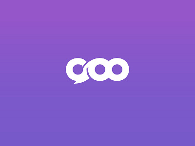g o o 💊 circle circles color design font go goo gradient logo round title violet