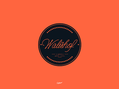 Walishof brand branding brands calligraphy design lettering logo logos typography